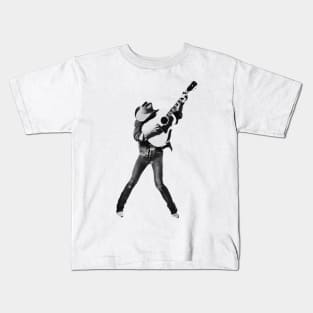 Dwight Yoakam Playing Guitasr Kids T-Shirt